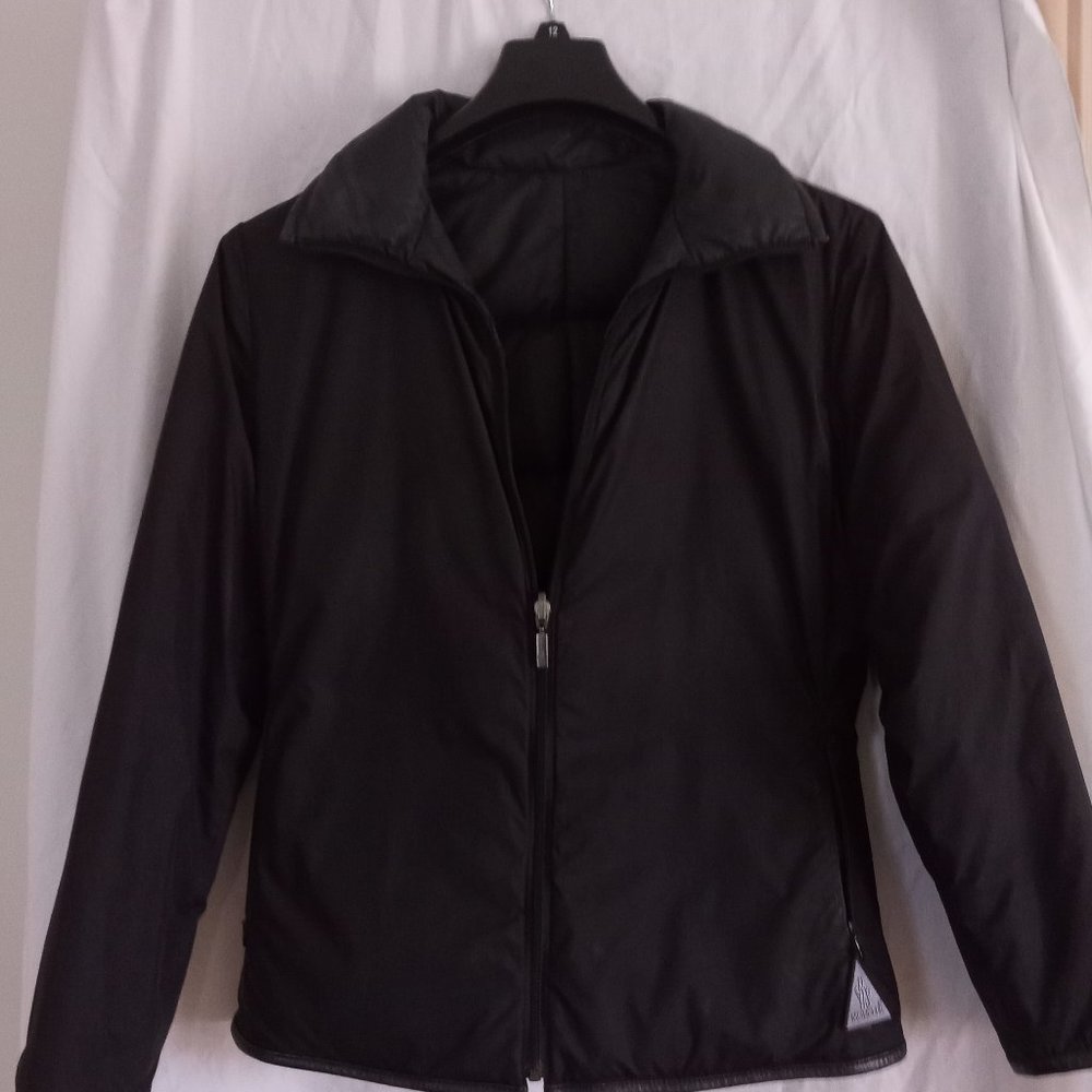 Moncler black women's down jacket